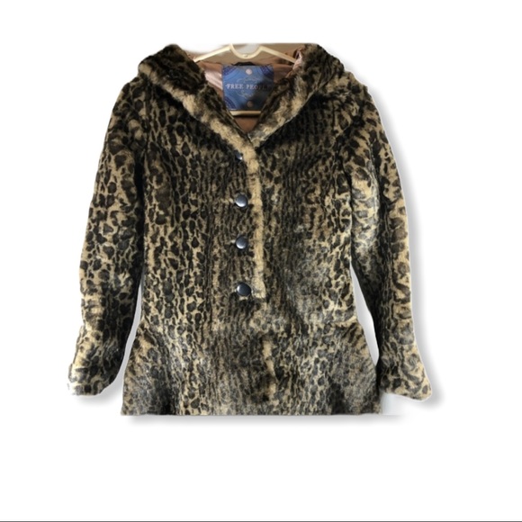 Free People Leopard Faux Fur Coat - Picture 16 of 16